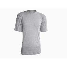 Camiseta 100% algodón con cuello en V para hombre 160G